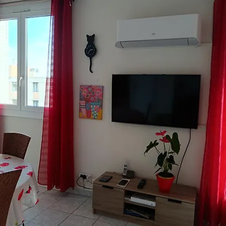 Nord 2 Pieces Calmes,wifi,clim,balcon,parking Lejlighed Nice