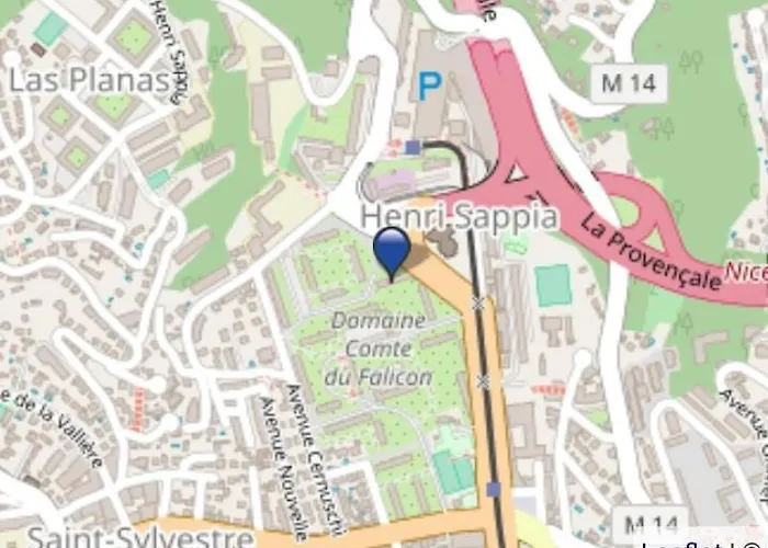 Nord 2 Pieces Calmes,wifi,clim,balcon,parking * Nice