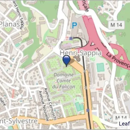 Nord 2 Pieces Calmes,wifi,clim,balcon,parking * ניס